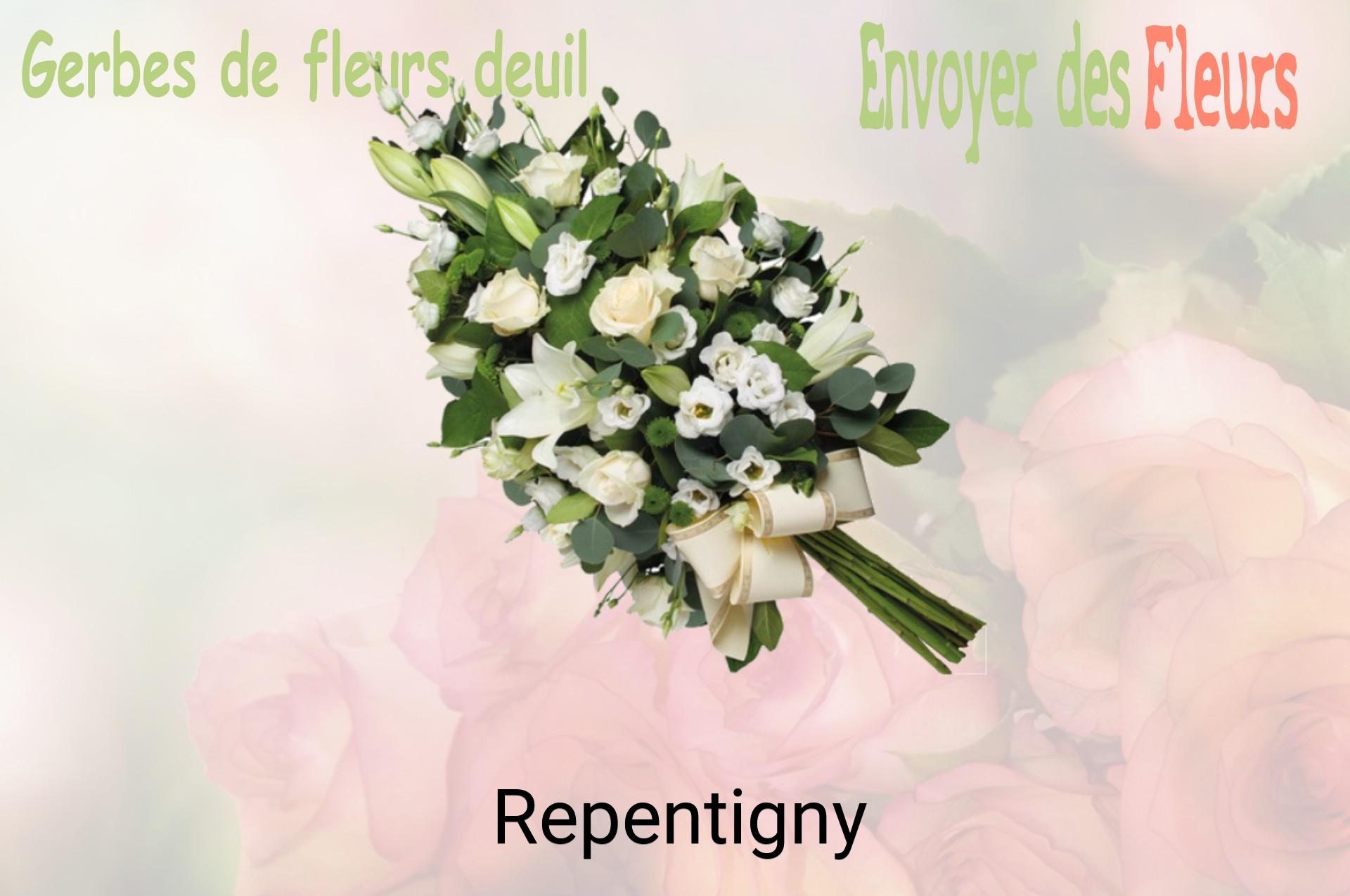 Gerbe de fleurs de deuil livrée à Repentigny